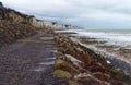 Coastal path in coast of Ault Royalty Free Stock Photo