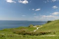 Coastal path near Lulworth Cove Royalty Free Stock Photo