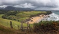 Coastal Path to Arenal de Moris Beach in Spain Royalty Free Stock Photo