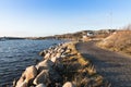 Coastal path of Vrango Island, Gothenburg, Sweden