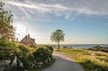 Coastal road on Bornholm Royalty Free Stock Photo