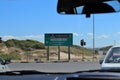 Coastal road at False Bay in South Africa Royalty Free Stock Photo