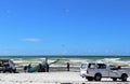 Coastal road at False Bay in South Africa