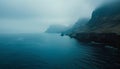 Coastal road through the island of Kalsoy