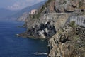 Coastal road in Italy Royalty Free Stock Photo