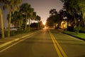 Coastal Road at Night