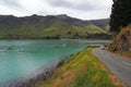 Coastal road sea bay Royalty Free Stock Photo