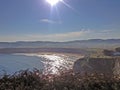 Coastal road to Somo, next to Santander, Cantabrian coastline, Camino del Norte, the Northern Way of Saint James in Spain