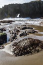 Coastal rock arch in Bandon Oregon