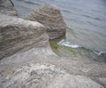 Coastal rock formations Royalty Free Stock Photo