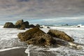 Coastal rocks and sea stacks, Oregon Royalty Free Stock Photo