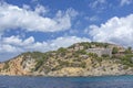Coastal rocky landscape sea Santa Ponsa Mallorca Royalty Free Stock Photo