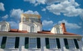 Coastal Roofline on Sky Royalty Free Stock Photo