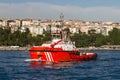 Coastal Safety Boat Royalty Free Stock Photo