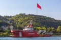 Coastal Safety boat in Istanbul Royalty Free Stock Photo