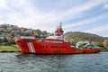 Coastal Safety Boat Royalty Free Stock Photo