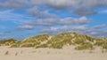 Coastal sand dune landscape