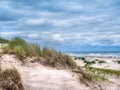 Coastal sand dune - Slowinski National Park, Poland Royalty Free Stock Photo