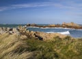 Coastal scene on guernsey,