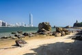 The coastal scenery of Gulangyu Island