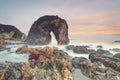 Coastal Seascape with soft morning hues