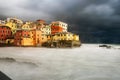 Coastal storm in Boccadasse