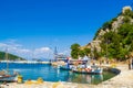 Beautiful view of Frikes port Ithaca island Ionian Sea Greece Royalty Free Stock Photo