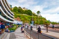 Coastal street Torquay town United Kingdom