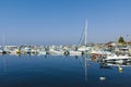 Coastal Street of town of Nea Moudania, Chalkidiki, Greece