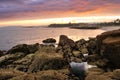 Coastal Sunset on Atlantic ocean