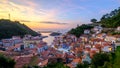 coastal town of cudillero - Asturias Spain Royalty Free Stock Photo