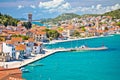 Coastal town of Tisno waterfront view Royalty Free Stock Photo