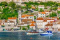 Coastal town Vis in South of Croatia. Royalty Free Stock Photo