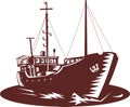 Coastal trader fishing boat