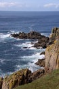 Coastal view of cliffs and the Atlantic Ocean