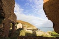 Coastal view from the unused Porth Wen Brickworks on Anglesey