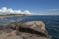 Coastal view of The Jussaro island and Gulf of Finland