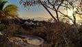 Coastal village at dawn, Sea of Cortes in the background, El Sargento, BCS, Mexico