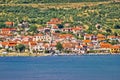 Coastal village of Posedarje in Dalmatia Royalty Free Stock Photo