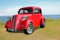 Coastal vintage customised ford anglia Royalty Free Stock Photo