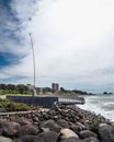 Coastal walkway, promenade in New Plymouth, New Zealand Royalty Free Stock Photo