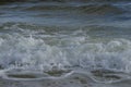 Coastal wave goes ashore, view from the Gulf Coast Royalty Free Stock Photo