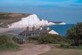 Coastguard Cottages at Seaford Head East Sussex England