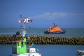 Coastguard rescue service display UK Royalty Free Stock Photo