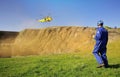 Coastguard Rescue Situation Royalty Free Stock Photo