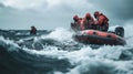 Coastguard Speedboat in Action AIG41