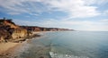 Coastline in Algarve (Portugal) Royalty Free Stock Photo