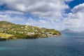 Coastline along a Saint Kitts and Nevis island at Caribbean Royalty Free Stock Photo