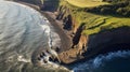 Coastline altered by coastal erosion