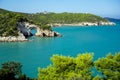 Coastline of Arco di San Felice, Puglia, Italy